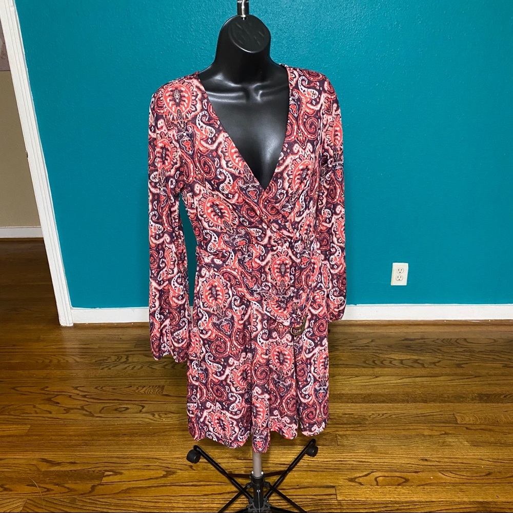 Maeve Anthropologie long sleeve fit and flared